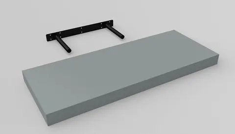 Półka samowisząca szara FS 60/24 595x235