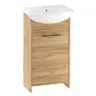 Szafka z umywalką FRIGO 45 cm dąb craft złoty