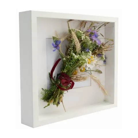 Ramka 3D głęboka przestrzenna BD Art 23x23 cm biała