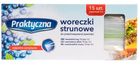 Woreczki PRAKTYCZNA strunowe 2L 15szt