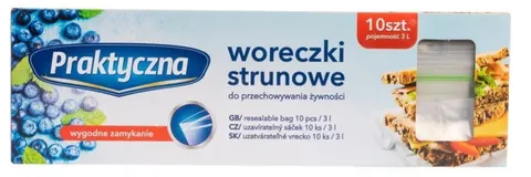 Woreczki PRAKTYCZNA strunowe 3L 10szt