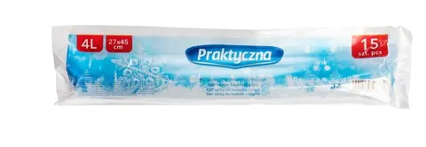 Woreczki PRAKTYCZNA do zamrażania 4L 15szt