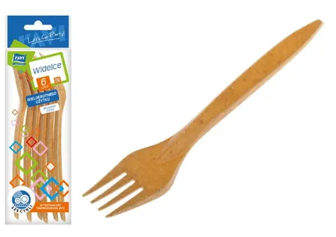 Widelce wielokrotnego użytku 6 szt