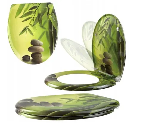 Deska sedesowa wolnoopadająca wyponana BAMBOO STONES