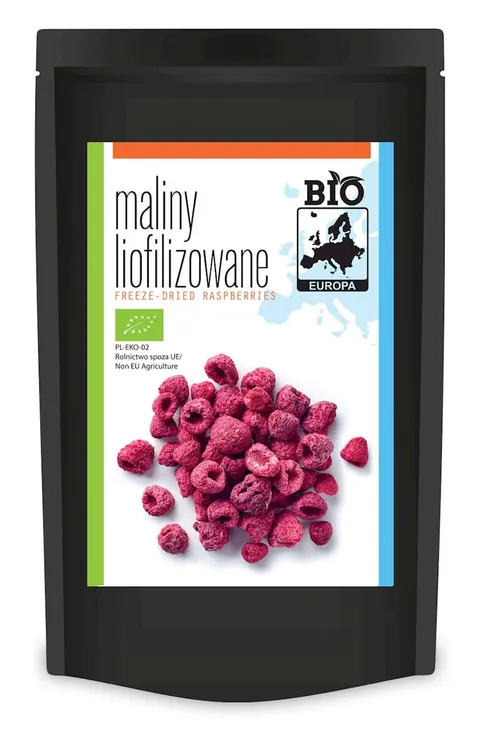 Maliny Liofilizowane BIO 30 g Bio Europa