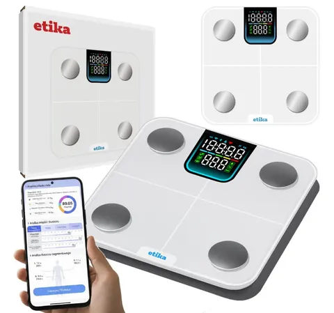 Waga analityczna SMART ETIKA ET17/WO – 25 parametrów i aplikacja Unique Health