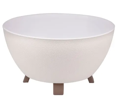 Doniczka z nóżkami POLO 3 30 cm kremowy