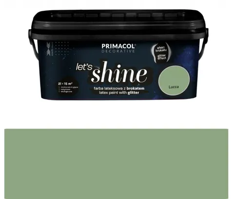 Let's Shine Lucca farba dekoracyjna z brokatem 2L do wnętrz