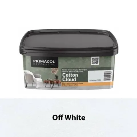Farba dekoracyjna Primacol Cotton Cloud Off White (CC0) 1L
