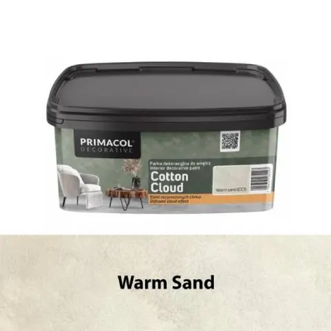 Farba dekoracyjna Primacol Cotton Cloud Warm Sand (CC1) 1L