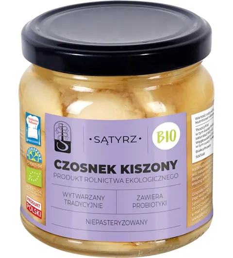 CZOSNEK KISZONY BIO 120 g - SĄTYRZ