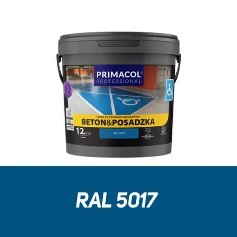 Farba beton posadzka niebieski RAL 5017 4,5L