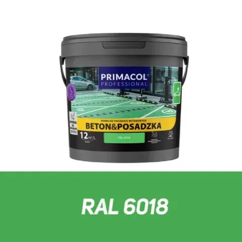 Farba beton posadzka zielony RAL 6018 4,5L