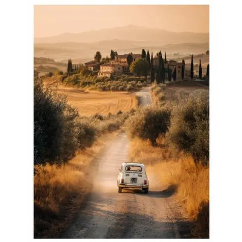 Obraz na płótnie Styler Golden Road ST876 60 × 80 cm