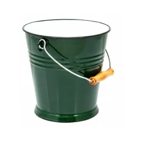 Wiadro emaliowane 26CM 12L ZIELONE