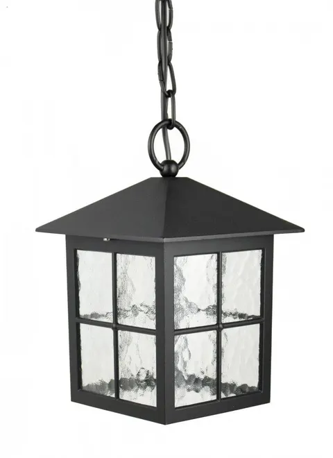 Zewnętrzna lampa wisząca SU-MA K 1018/1/KW Wenecja E27 IP43 18,5cm x 66cm