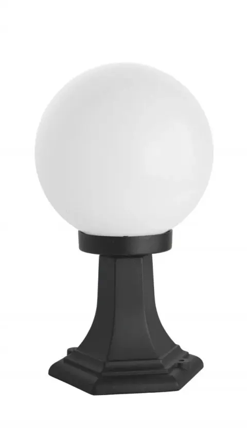 Zewnętrzna lampa stojąca szklana kula SU-MA K 4011/1/K 200 Kule Classic E27 IP43 36cm