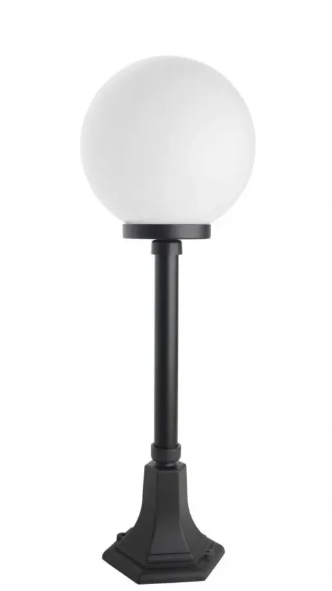 Zewnętrzna lampa stojąca z kloszem kulą SU-MA K 5002/3/KP 250 Kule Classic E27 IP43 73cm