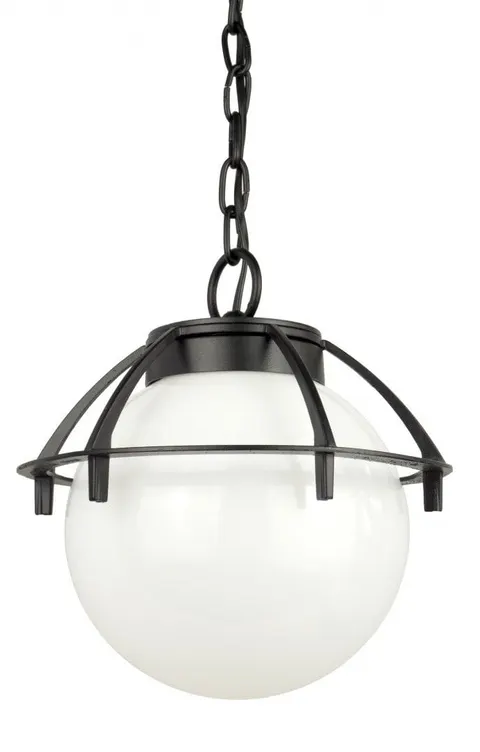 KULE Z KOSZYKIEM 200 K 1018/1/KPO kula ogrodowa fi 25cm 1xE27 IP43 czarny