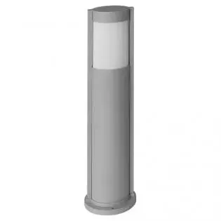 Lampa stojąca ELIS 65cm szara 1xE27 IP54 słupek ogrodowy TO 3902-H 650 AL