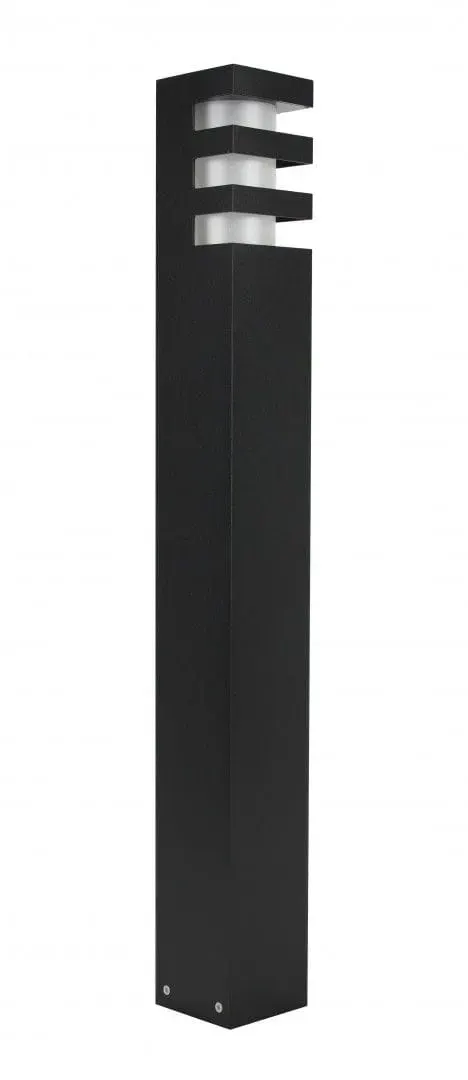 Lampa stojąca RADO 1 BL 1xE27 czarna słupek ogrodowy 75cm IP54