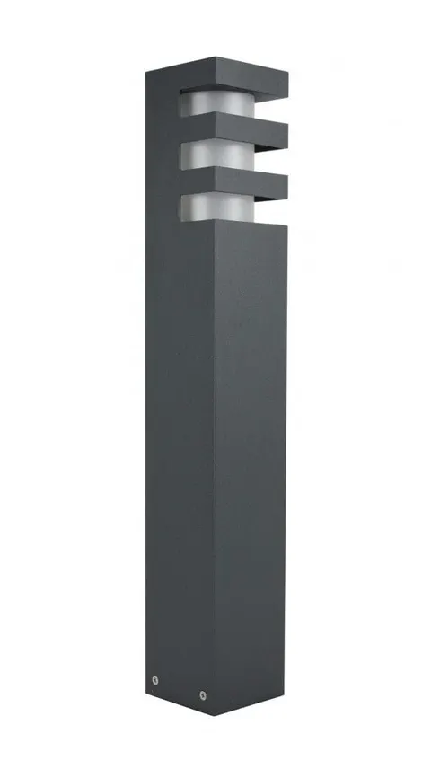 Lampa stojąca RADO 2 DG 1xE27 50cm grafit słupek ogrodowy IP54