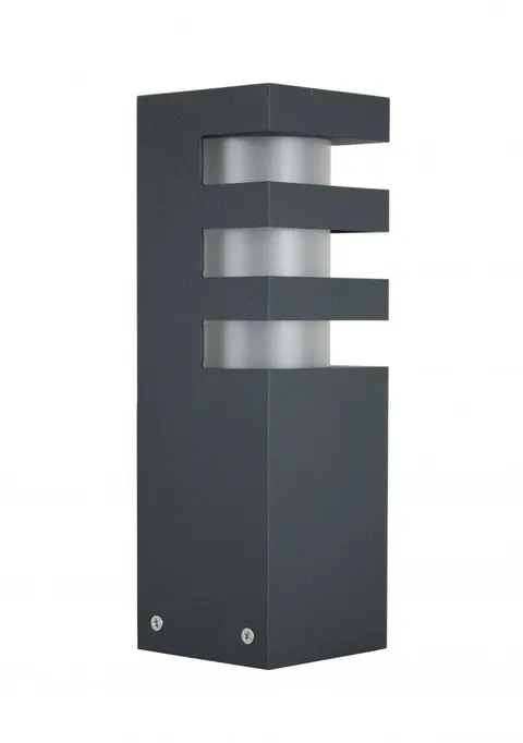 Lampa stojąca RADO 3 DG 1xE7 grafit 25cm IP54 slupek ogrodowy