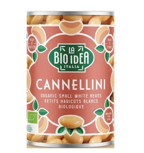 Fasola Biała Drobna Cannellini, Puszka BIO 400 g La Bio Idea