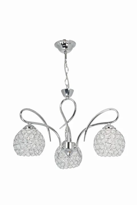 Lampa sufitowa ROYAL chrom 3x60W kryształki