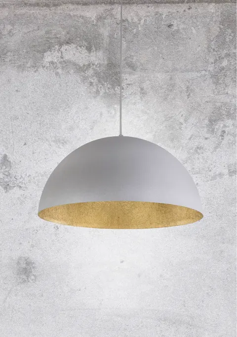 Lampa wisząca SFERA 90 cm biała złota SIGMA 30127