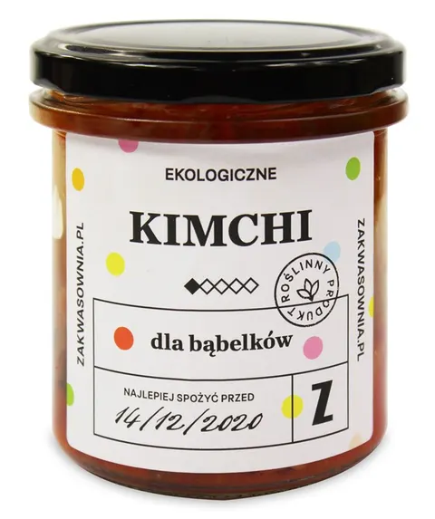 KIMCHI DLA BĄBELKÓW BIO 300 g - ZAKWASOWNIA