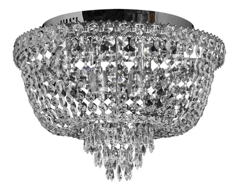 Plafoniera kryształowa ALMADA chrom 6xE27 Glamour P-E1498/6CH Venti