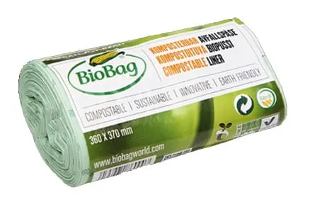 Biodegradowalne Worki na Odpady Organiczne, 6 L, 30 szt. Biobag