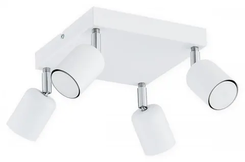 Plafon nowoczesny spot DENIS 4x40W biały matowy LEMIR O2624 P4 BIA