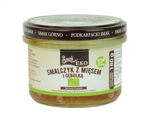 Smalczyk z Mięsem i Cebulką BIO 180 g Smak Eko