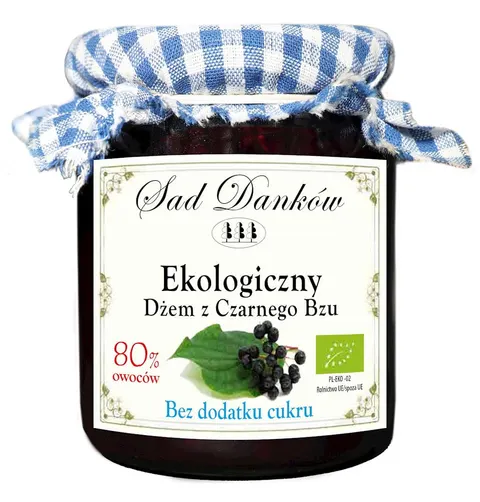Czarny Bez 80% BIO 260 g Sad Danków