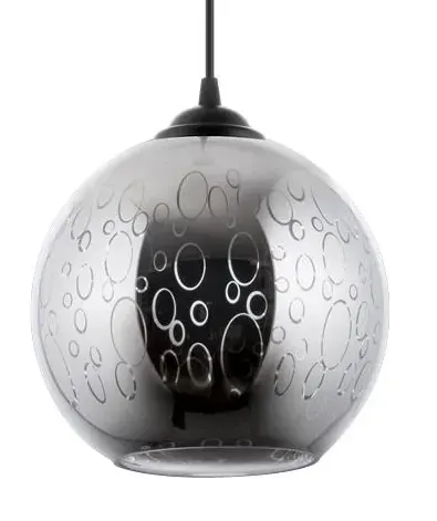 Lampa sufitowa PRATA srebrna Kula 20 cm Venti W-102/200