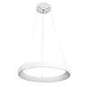 Biała okrągła lampa wisząca obręcz do salonu Italux 5280-850RP-WH-3 Alessia LED 50W 2750LM 3000K 61cm x 120cm
