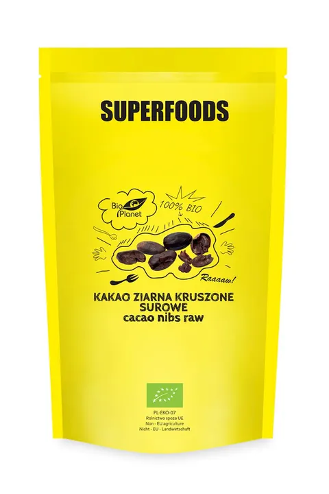 Kakao Surowe Kruszone Ziarno BIO 600 g Bio Planet