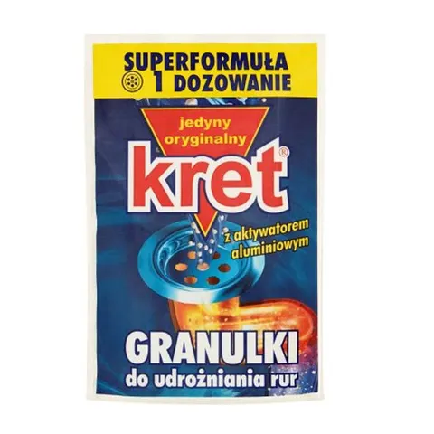 Kret Granulki do udrożniania rur saszetka - 40 g