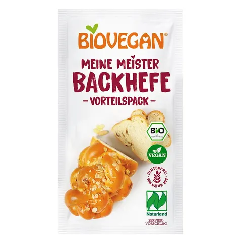 Drożdże Suszone Bezglutenowe BIO 7 g Bio Vegan