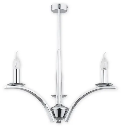 Żyrandol KAPRA 3x60W chrom Lemir O2863 W3 CH