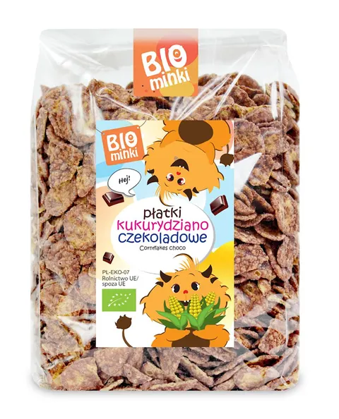 Płatki Kukurydziano-Czekoladowe Bio 300 g Biominki