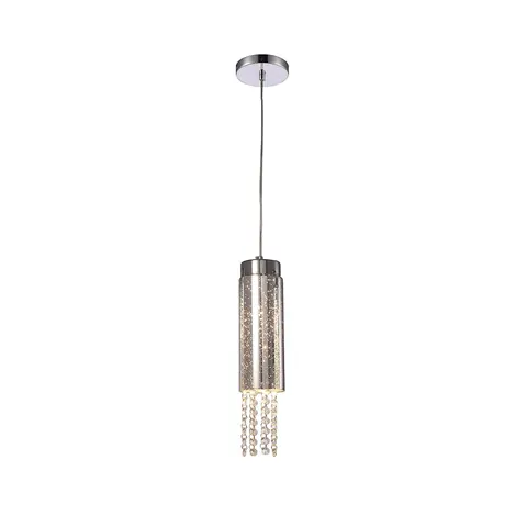 Lampa wisząca MOONLIGHT 1xE14 chrom kryształki Milagro ML4363