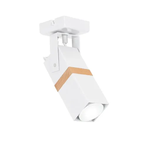 Kinkiet VIDAR WHITE biały drewno 1xGU10 Milagro MLP5405