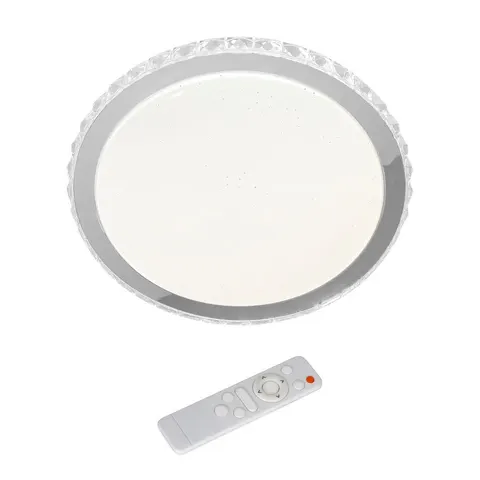 Plafon LAYLA 33W LED Ściemnialny Pilot chrom biały Milagro 3000K 6000K