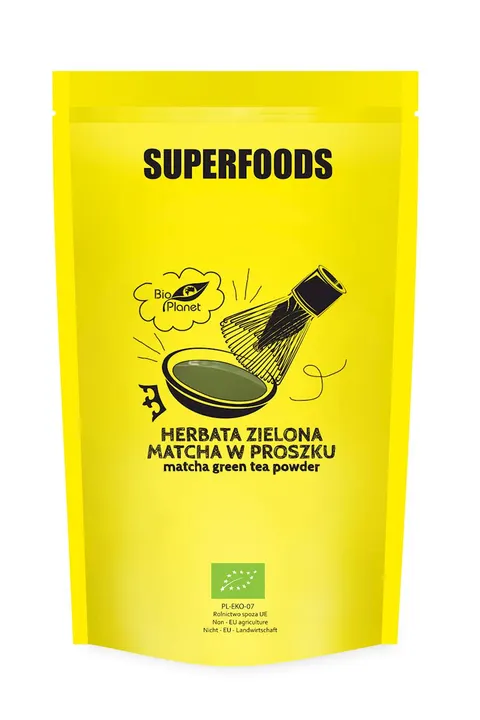 Herbata Zielona Matcha w Proszku BIO 500 g Bio Planet