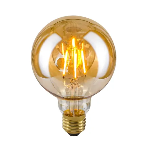 Żarówka Retro Loft E27 4W LED Edison G95 2200K 400Lm Amber Bańka