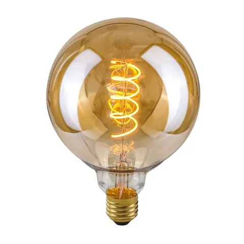 Żarówka Retro Loft E27 4W LED Edison G125 2200K 90Lm Amber Bańka