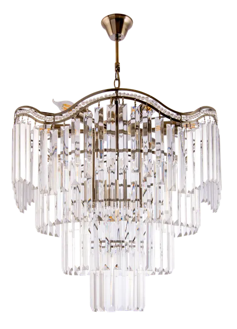 Lampa sufitowa VERNON 9x60W patyna E1735/9 AB Venti